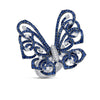 Silhouette Ring Butterfly Sapphire