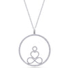 Infinite Wisdom Buddha in Circle Smaller Pendant