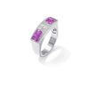 Classic Ring, Diamond Pink Sapphire
